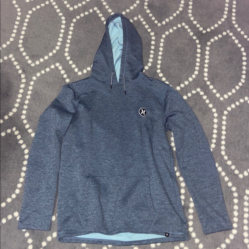 Hurley Heathered Blue Pullover Hoodie